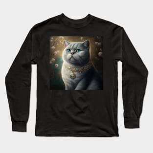 Royal British Shorthair Kitten Long Sleeve T-Shirt